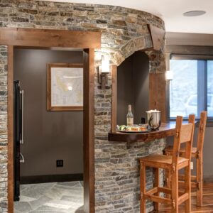 Bar with created by Kelowna & Big White Custom home builder