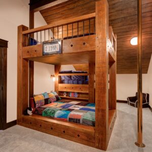 Fun renovation of kids room done by Kelowna & Big White BC custom home builder near me