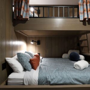 Wood wall paneling created by Big White builder & Kelowna custom home builder designer