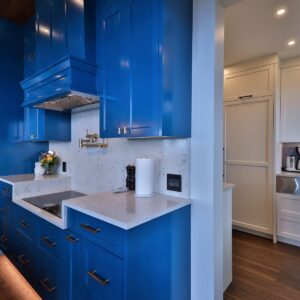 Custom kitchen & prep kitchen designed by Kelowna home builder & Big White custom home builder designer